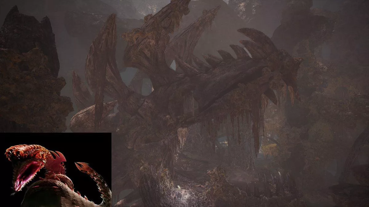 Rotten Vale is a Dalamadur skeleton