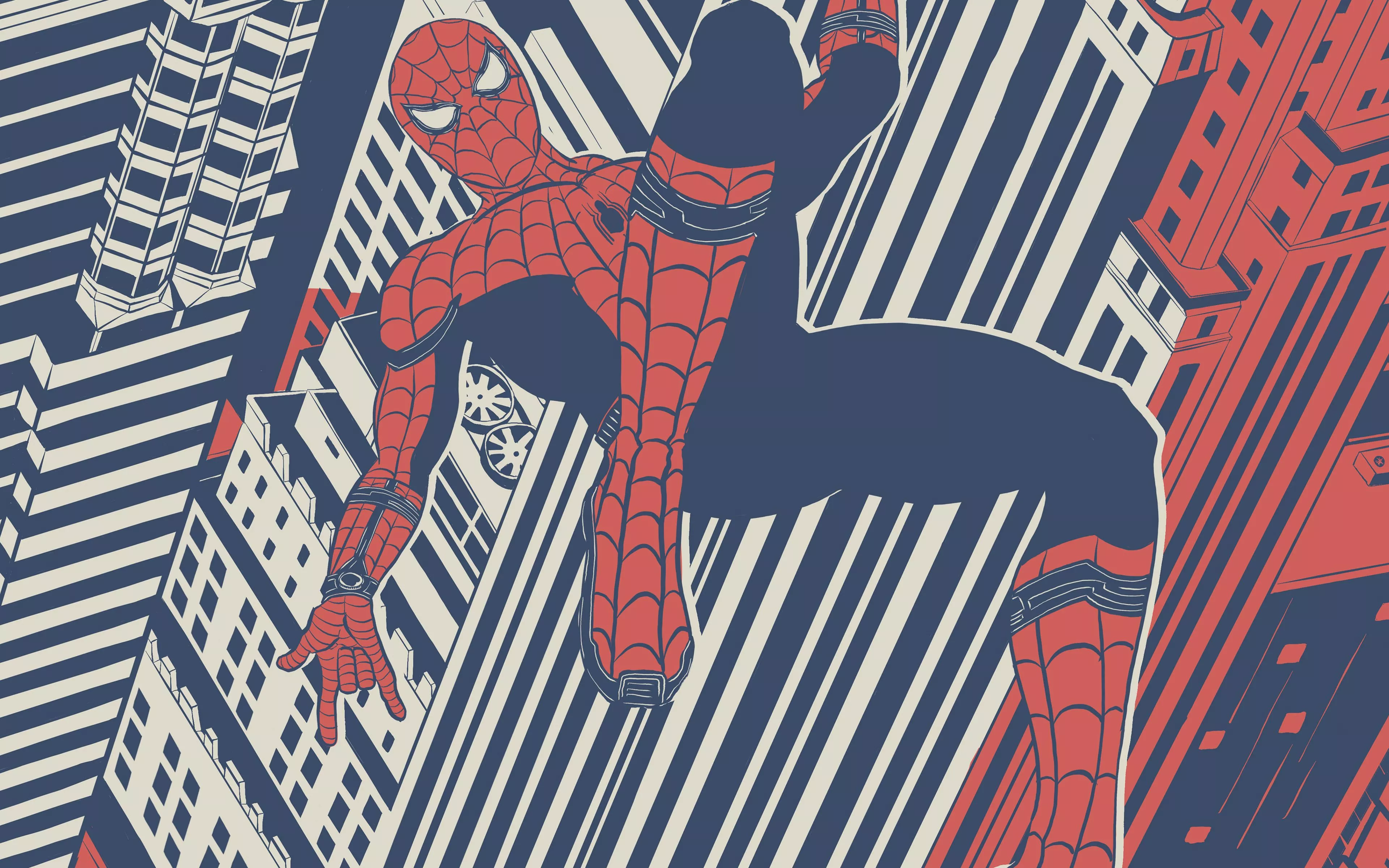 Spiderman Hero Painting Marvel Art