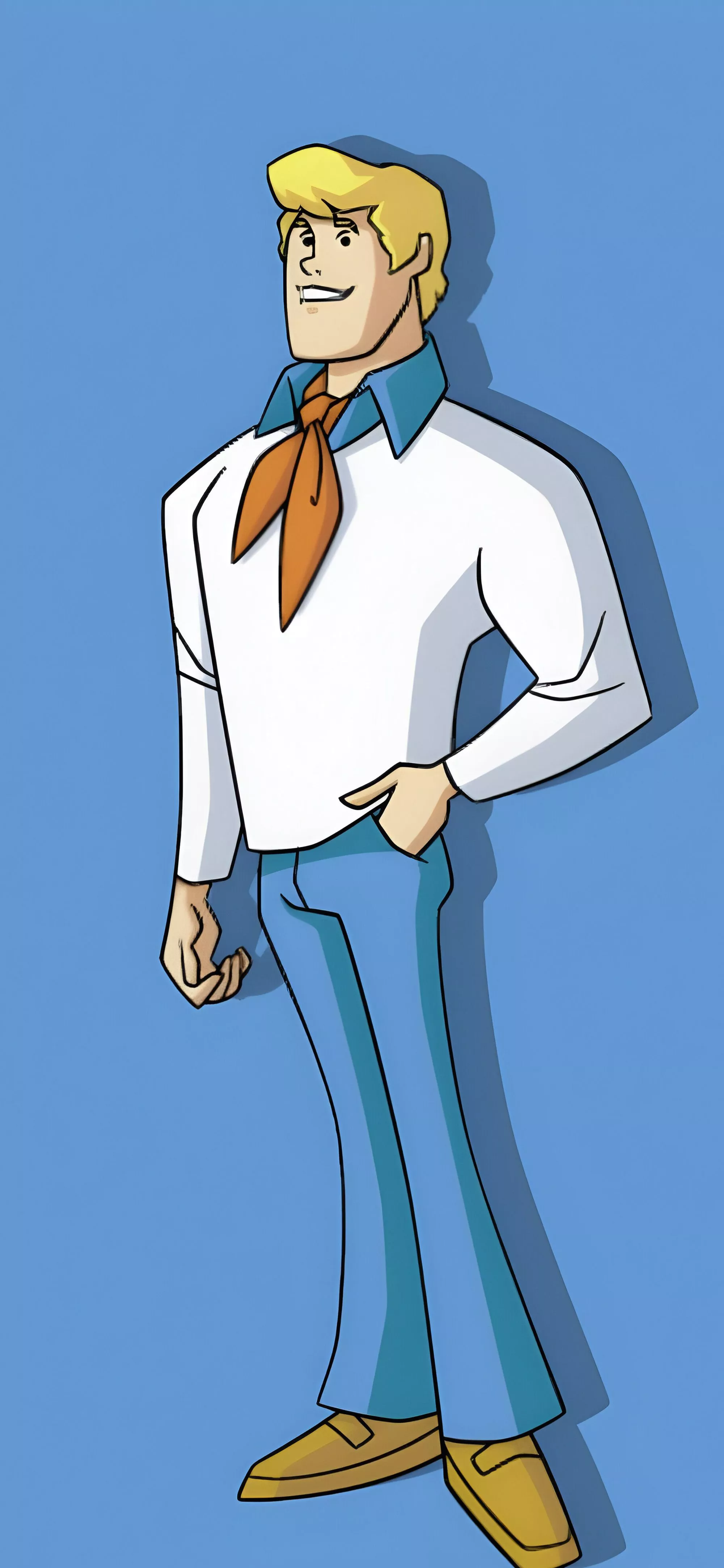 Fred Scooby Doo Classic Look Wallpaper