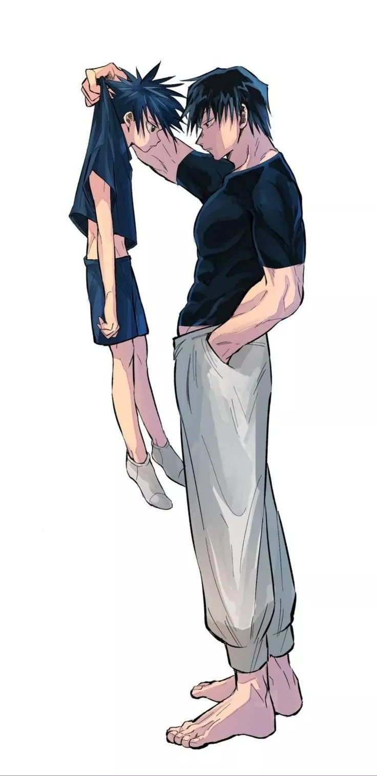 Toji and Megumi Fushiguro Wallpaper