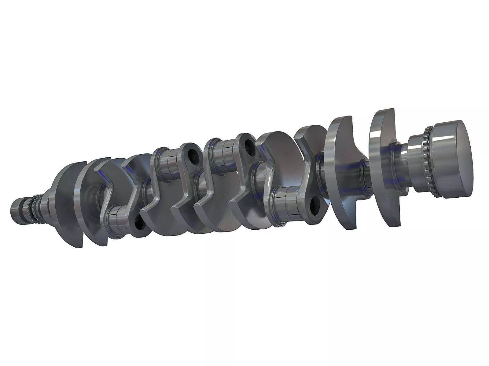 V12 Crankshaft Model