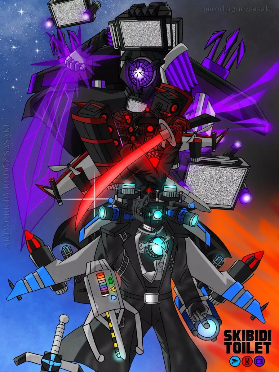 Skibidi Toilet Wallpaper Artwork