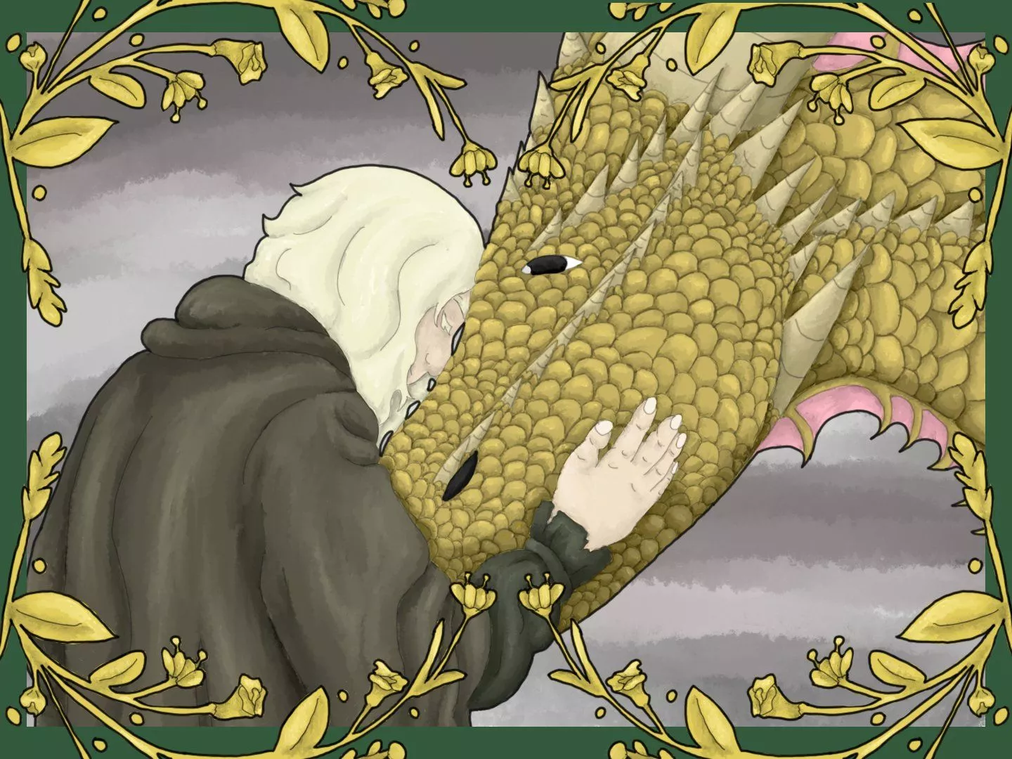 burn scars beneath a heavy cloak