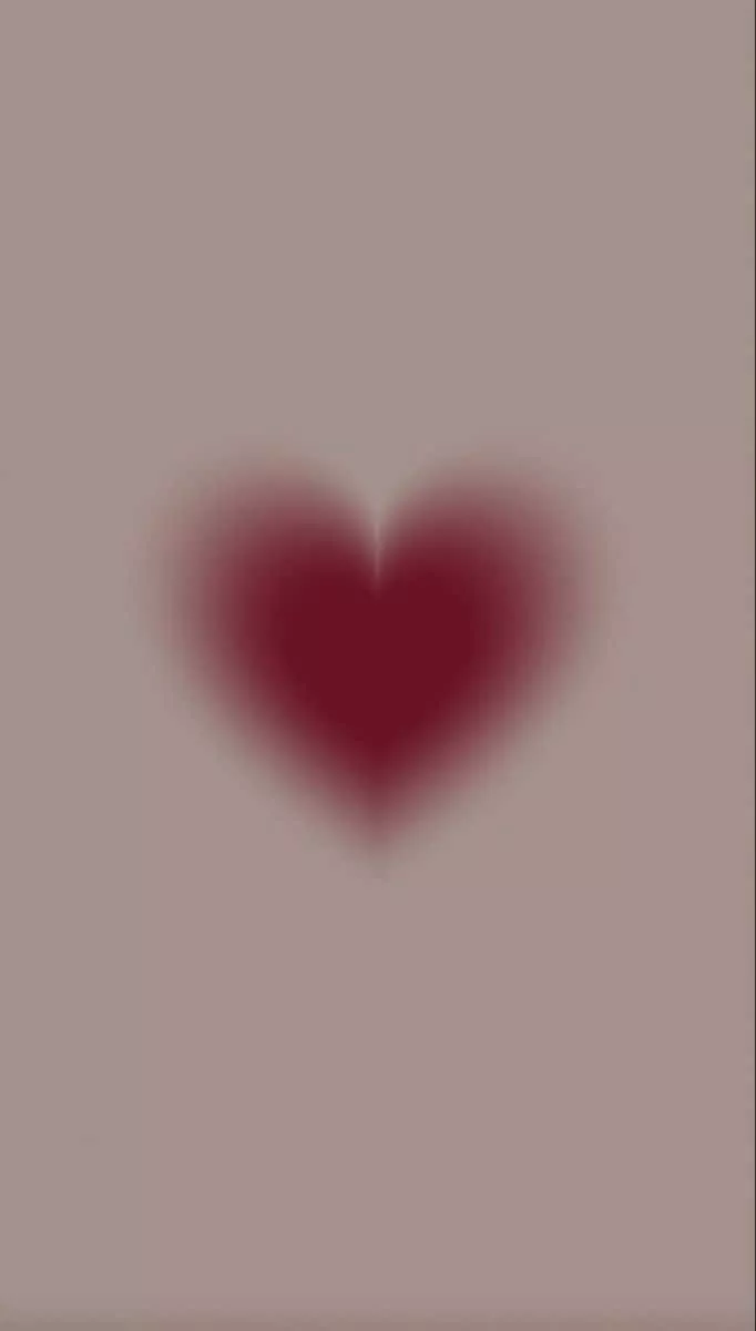 Blurry Heart Wallpaper