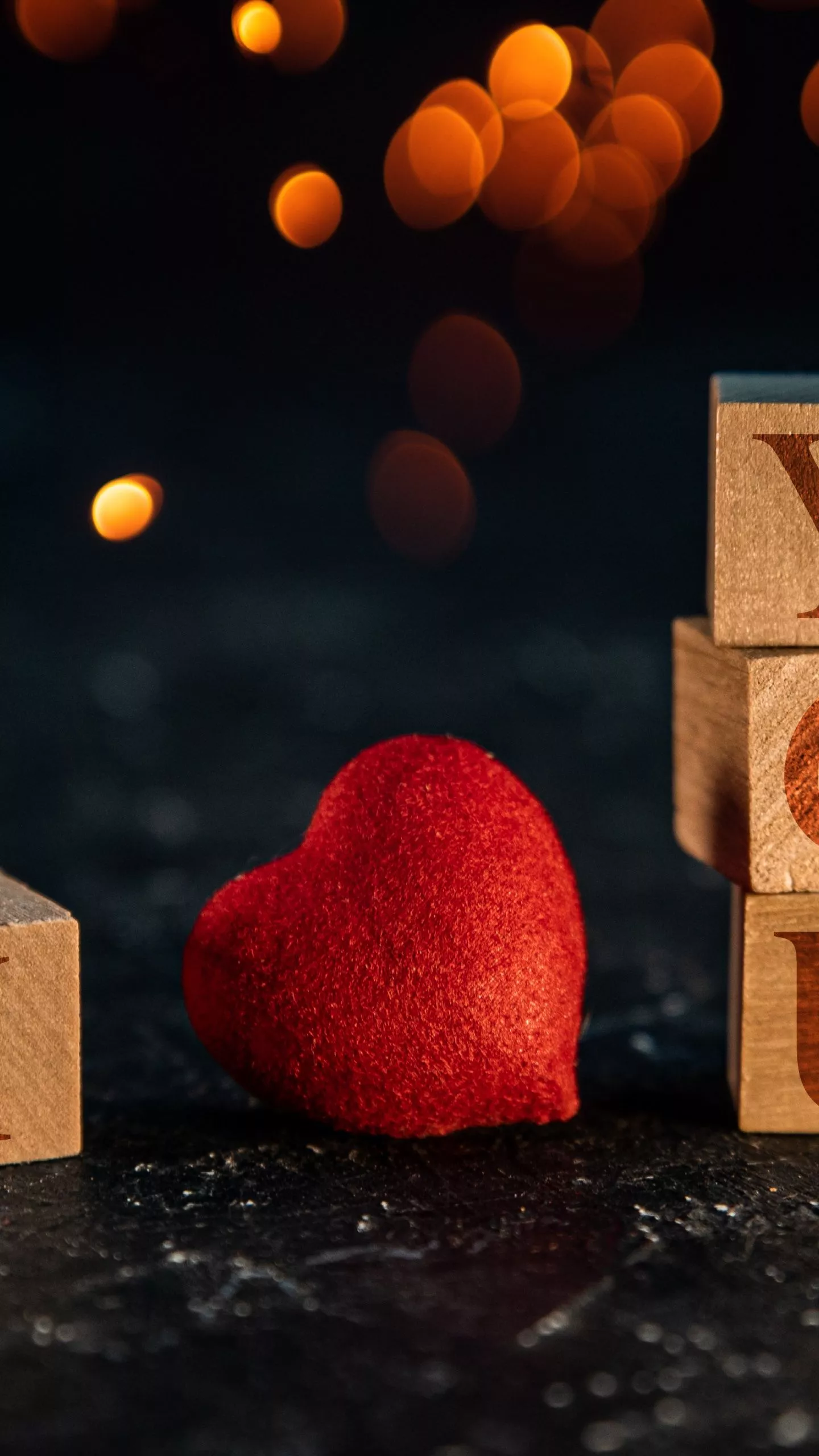 I Love You Wallpaper 4K, Love heart