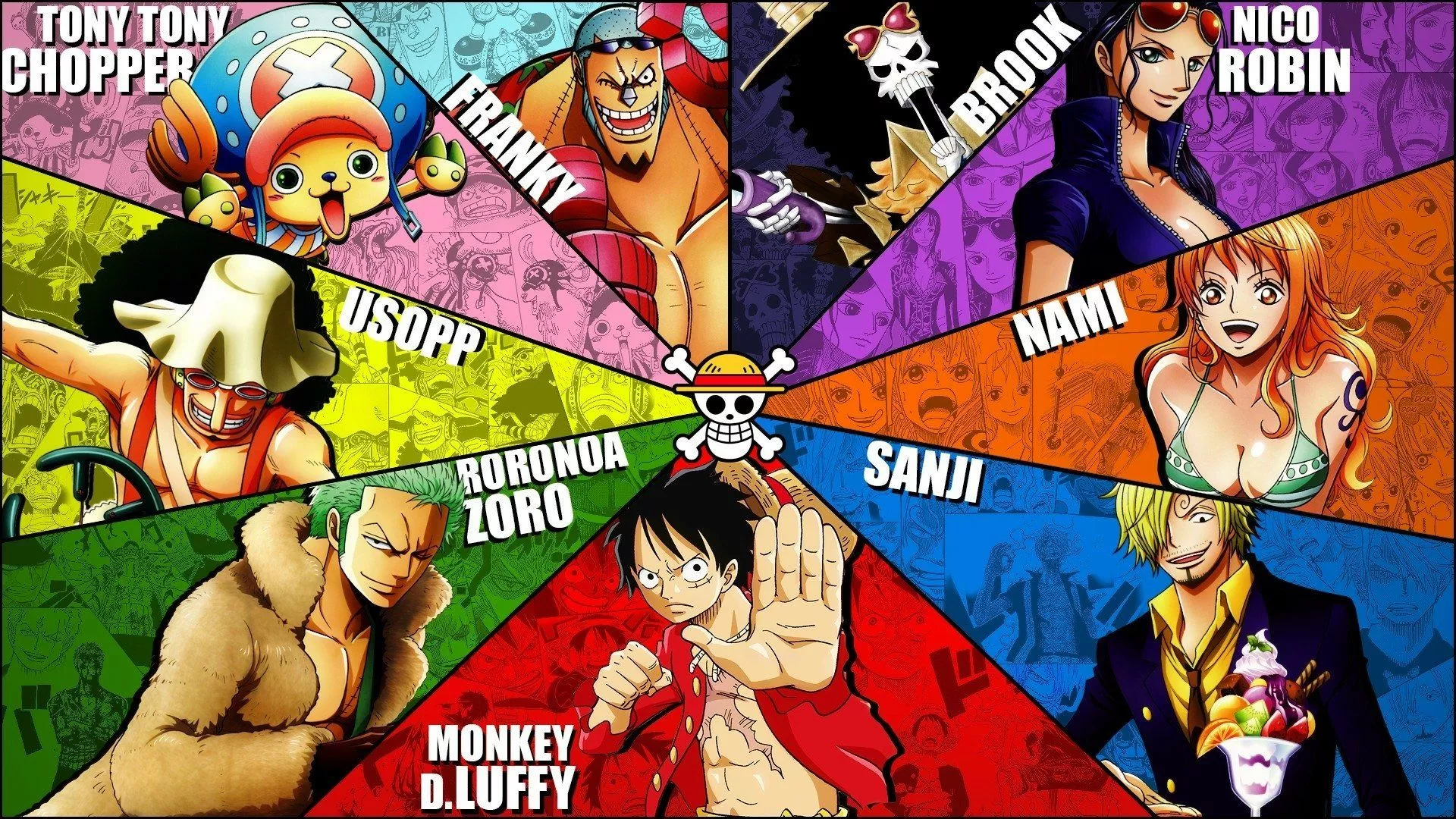 One Piece Straw Hat Crew HD Wallpaper