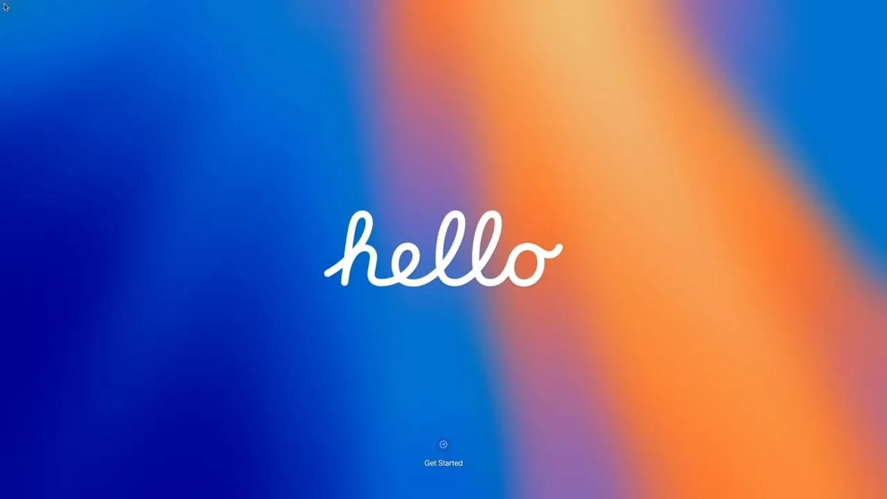 macOS Sequoia Welcome Animation