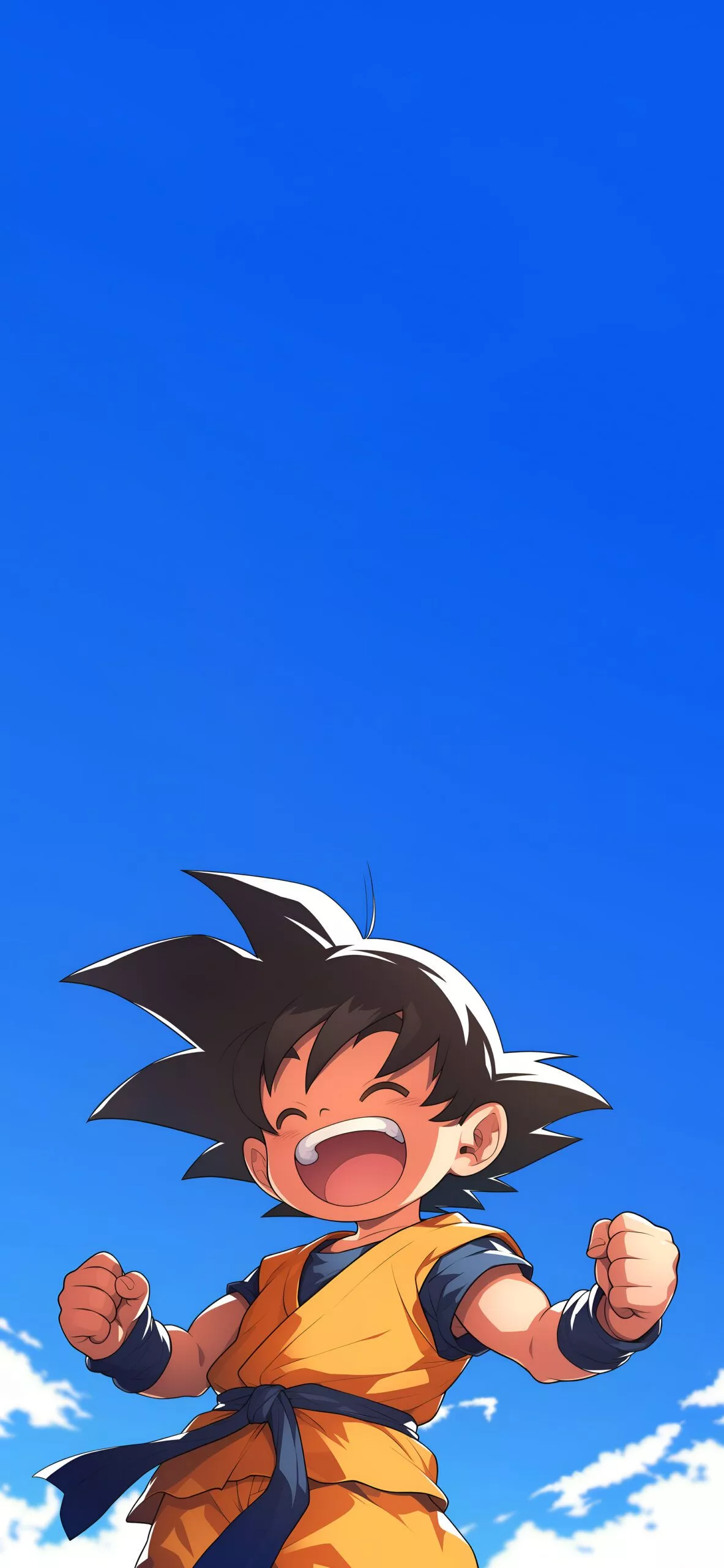 Kid Goku Happy Wallpaper Dragon