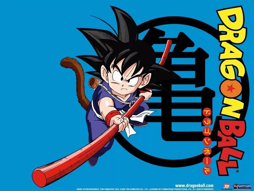 Anime dragon ball son goku boys blue