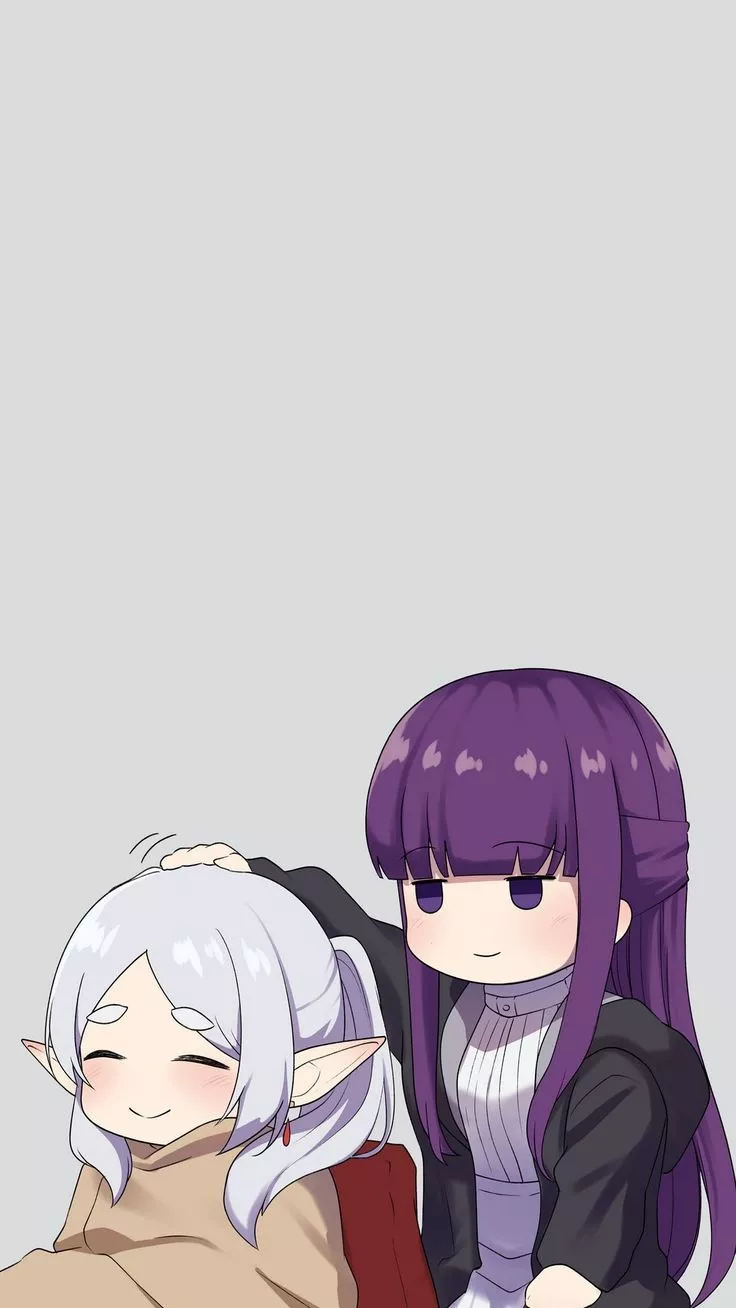 no frieren, anime, chibi, hd, Anime 4K