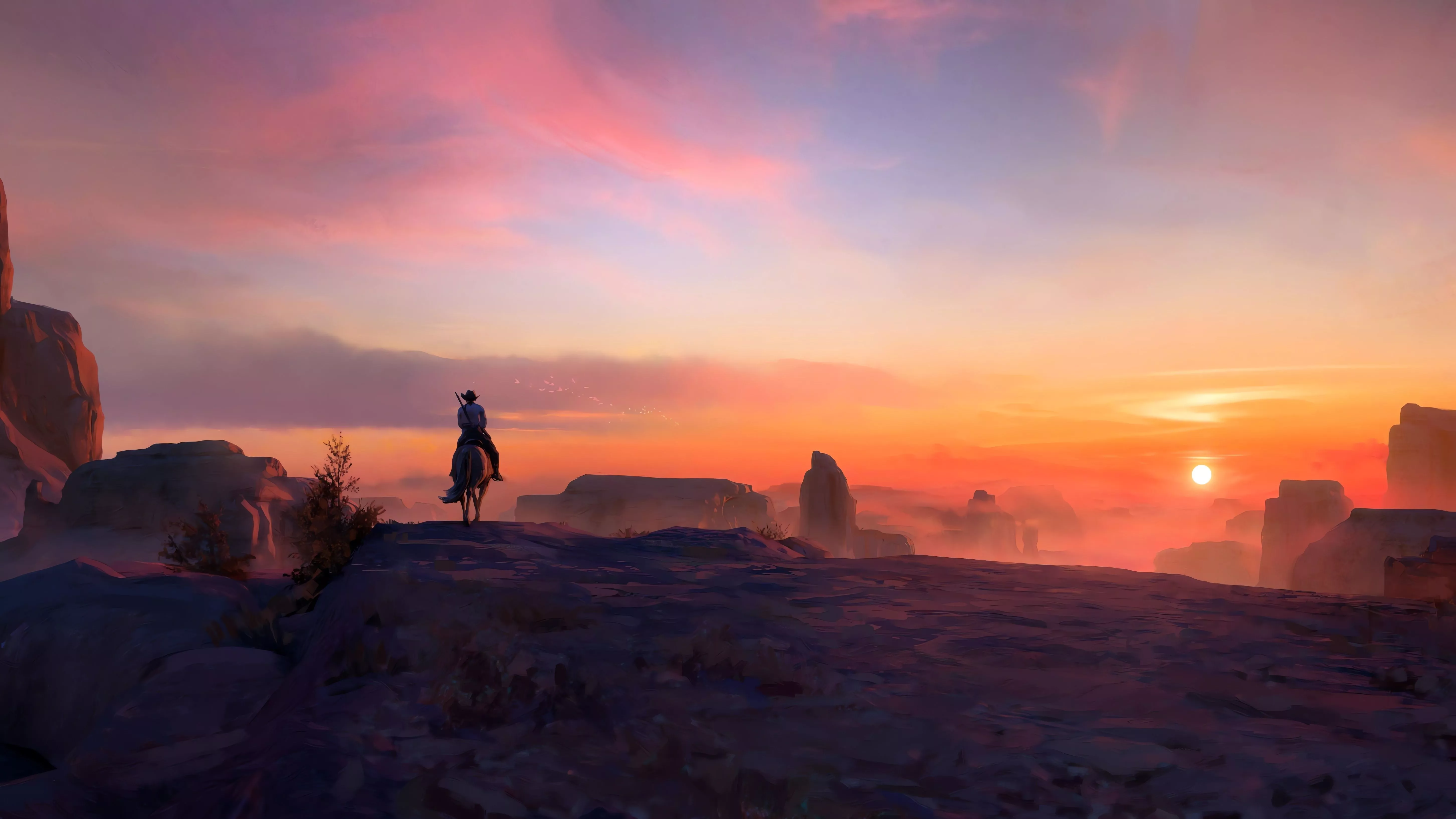 4K WALLPAPER FOR PC. WILD WEST SUNSET