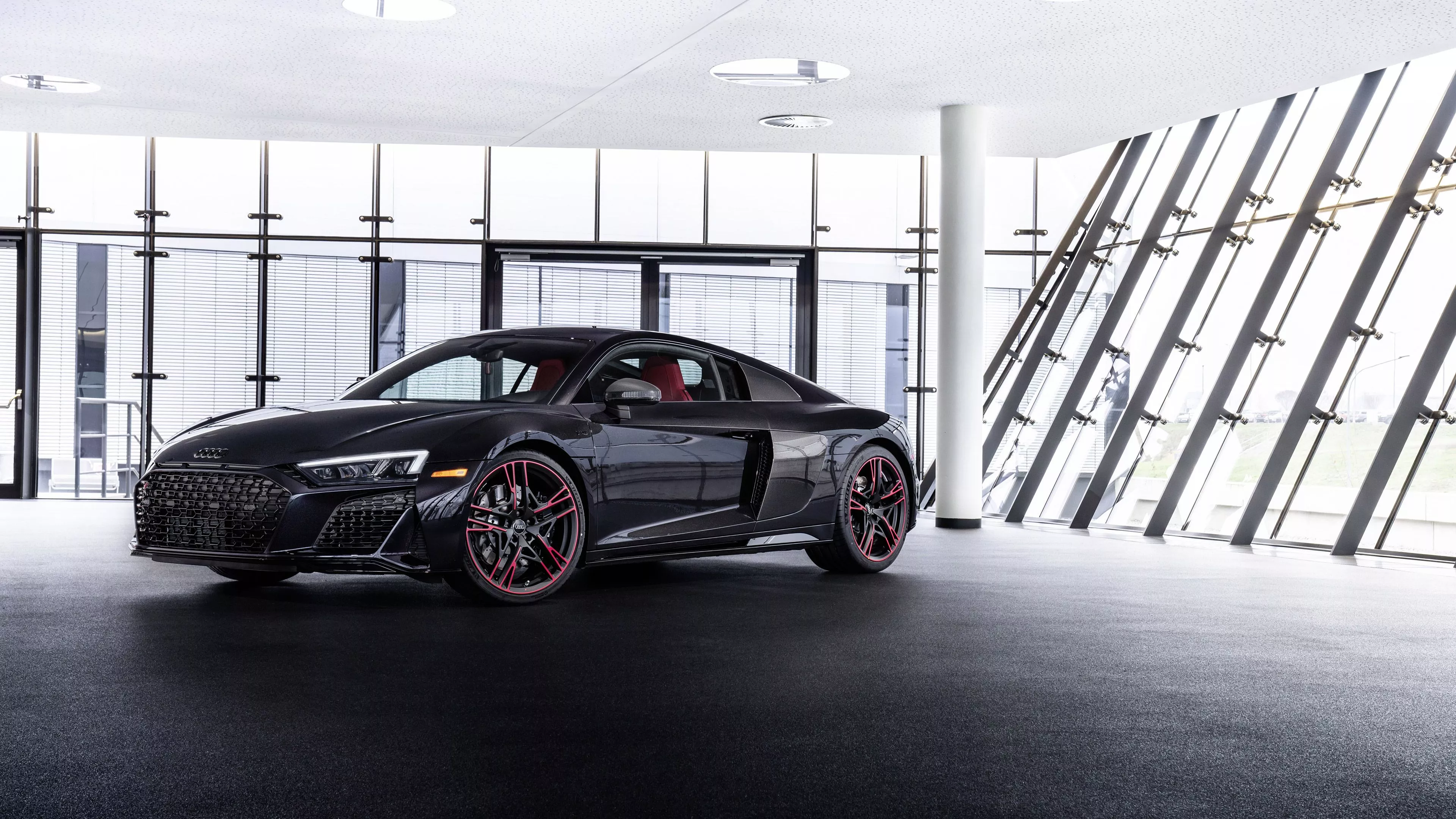 Download Black Car Car Audi Audi R8