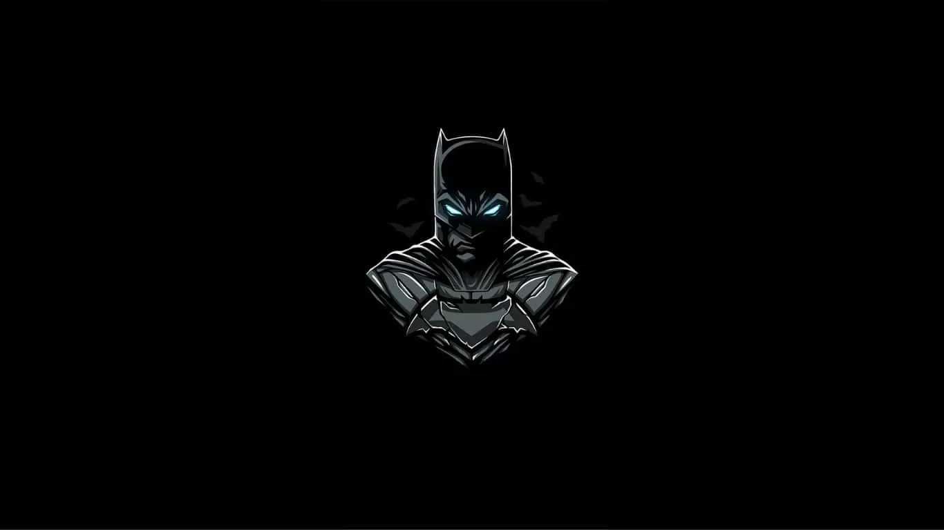Download batman logo on a black background