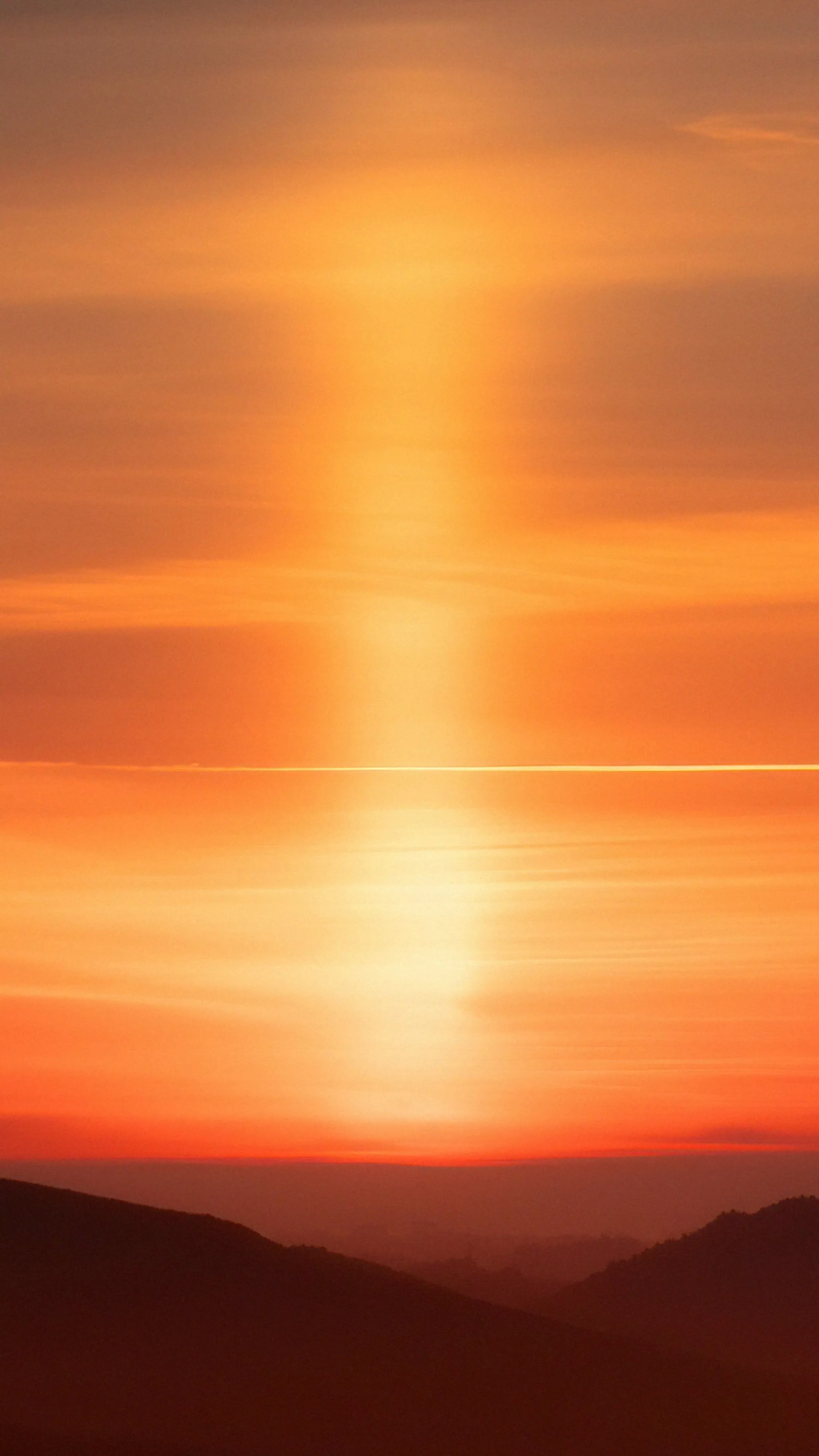 orange, sky, nature, hd, 4k HD Phone