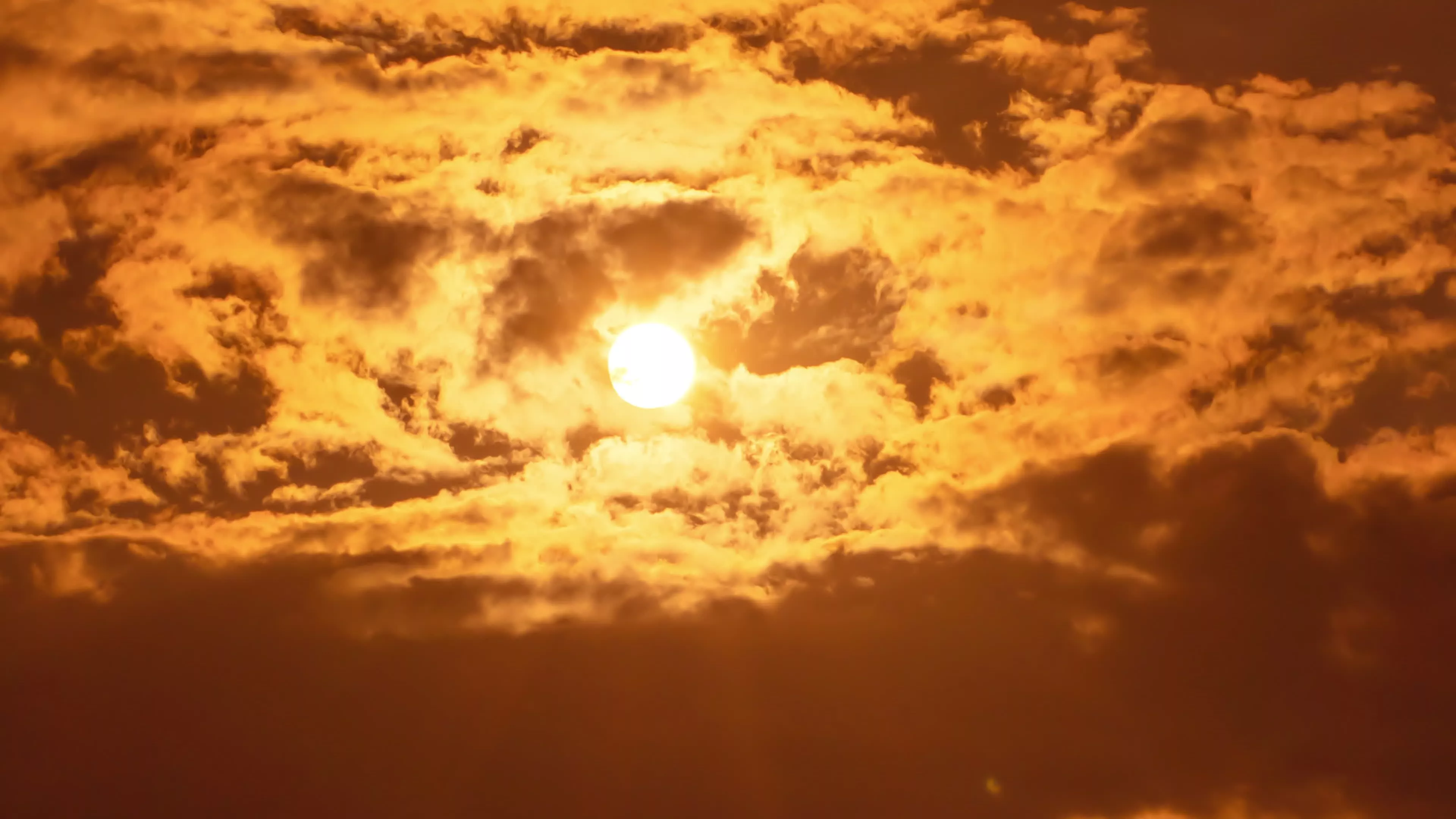 orange sky 4k time lapse video