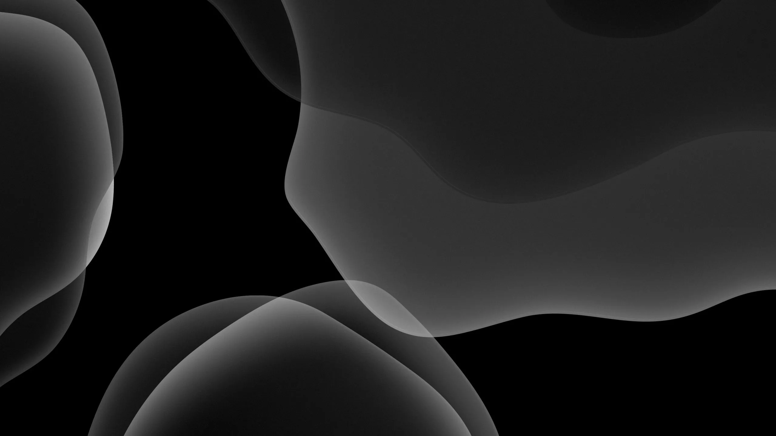 iOS 13 Wallpaper 4K, AMOLED, Stock, Black background