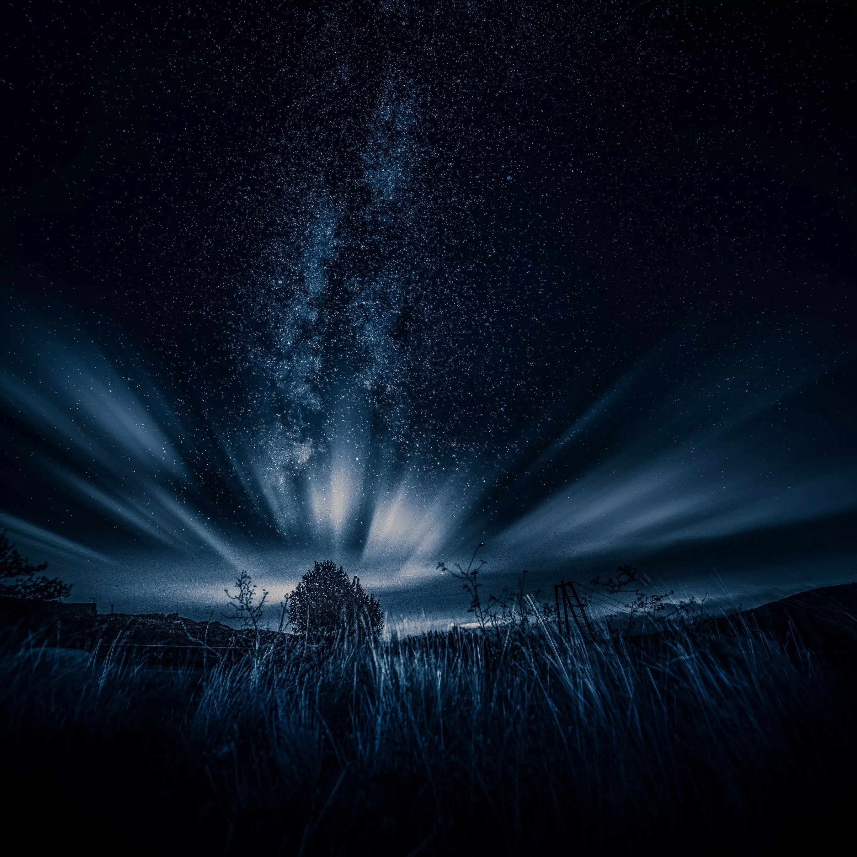 Starry sky Wallpaper 4K, Northern