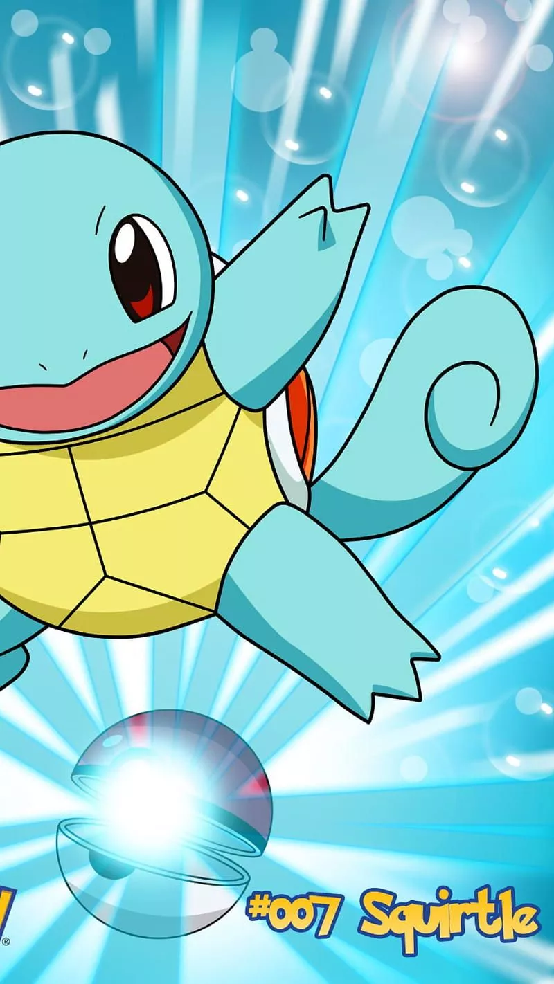 Squirtle, anime, bird, blue, japan