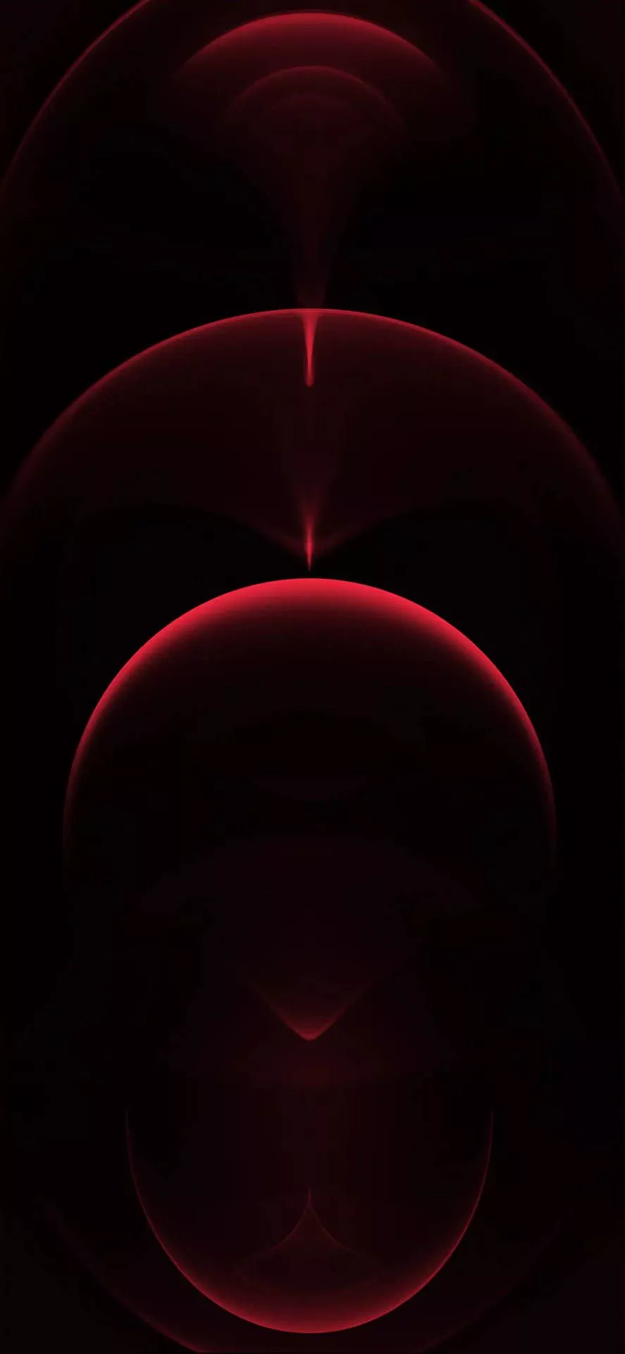 iPhone 11 Pro Red Circles Wallpaper