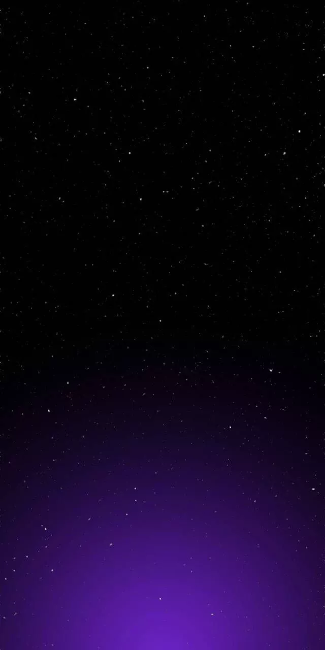 Plain Black Purple Starry iPhone