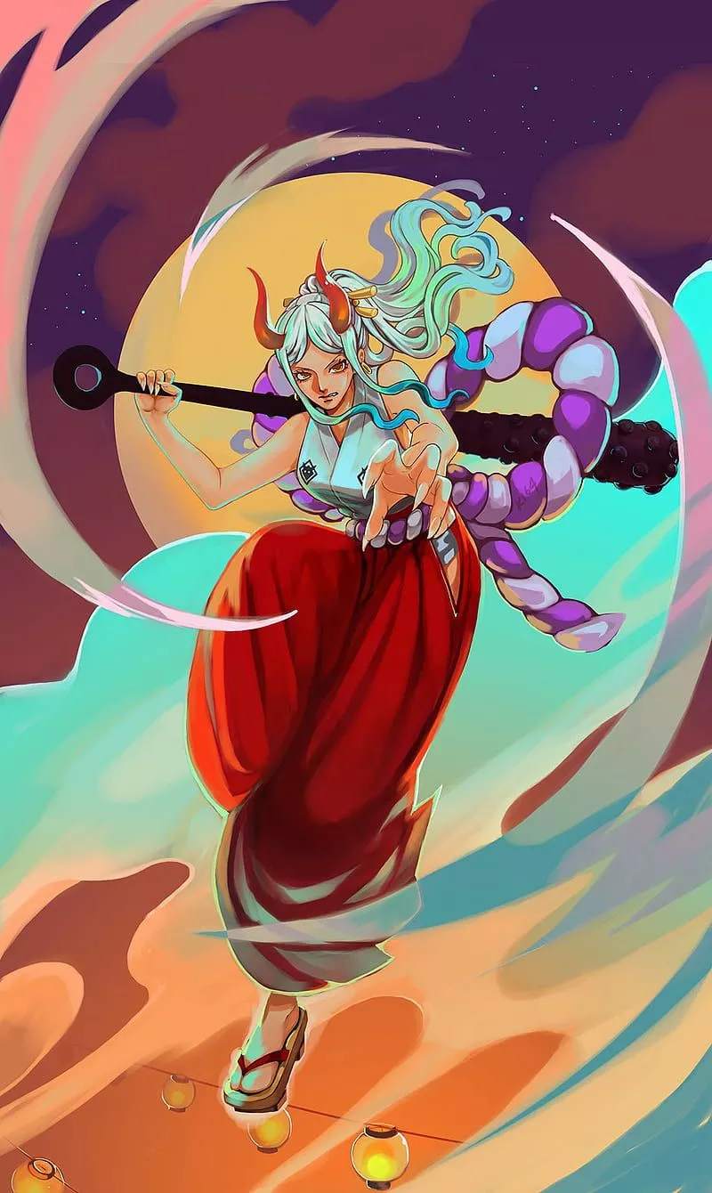 Yamato, Wano, Anime, One Piece, Manga, Onigashima, HD phone wallpaper