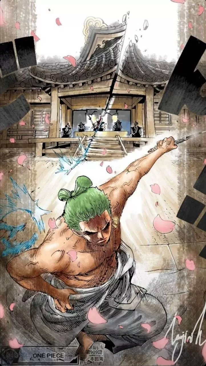 Roronoa zoro wano wallpaper
