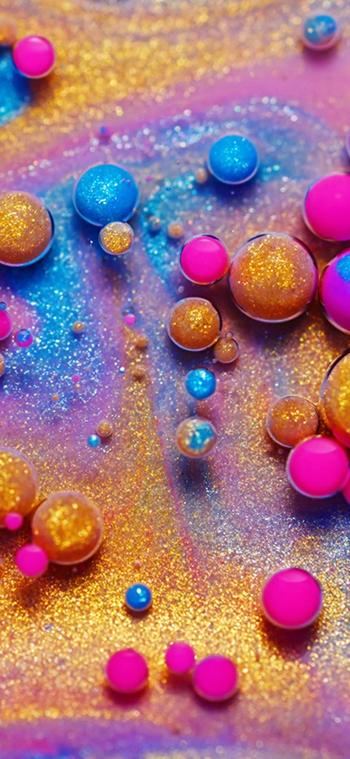 Pattern Background Bubbles Rainbow