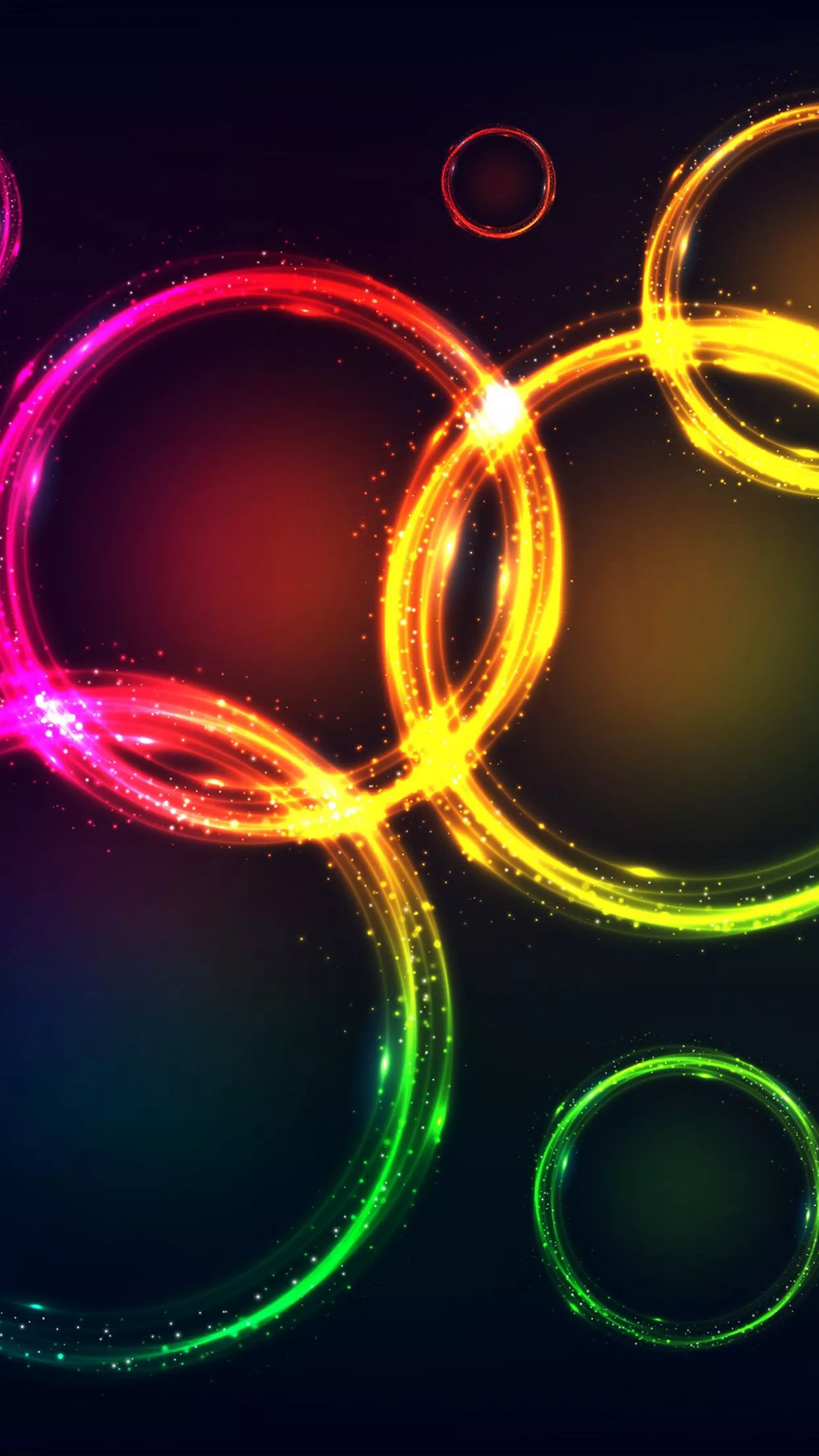 Abstract Light Dark Bubble Pattern