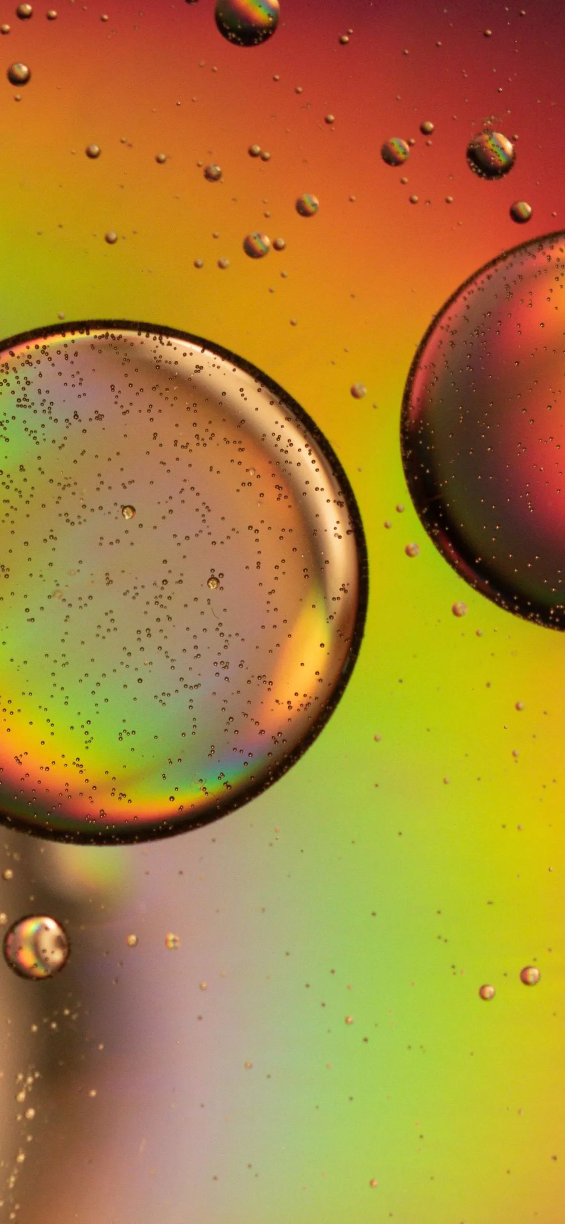 Download wallpaper 1125x2436 bubble