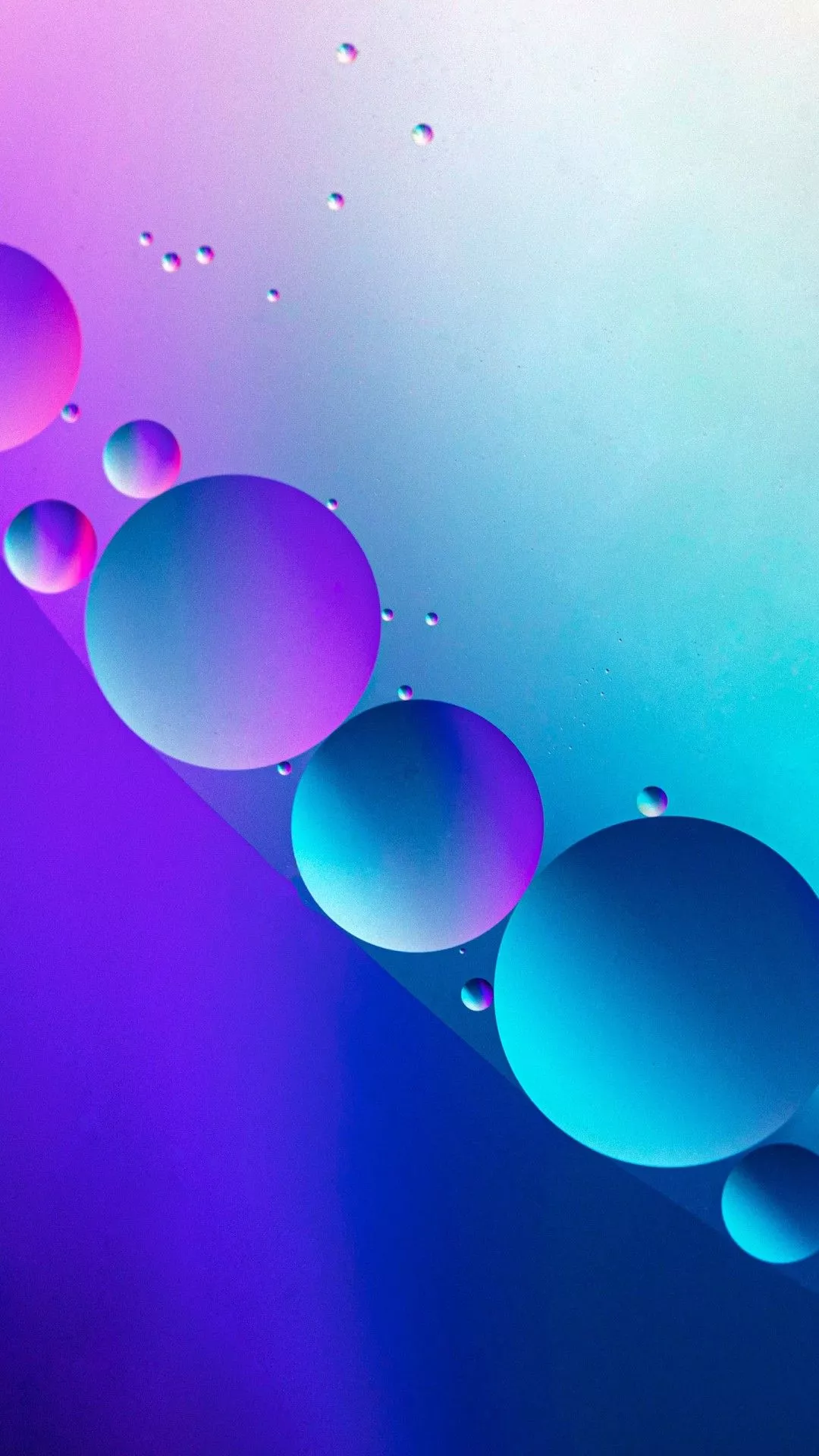 Bubbles Water Gradient Circles Purple