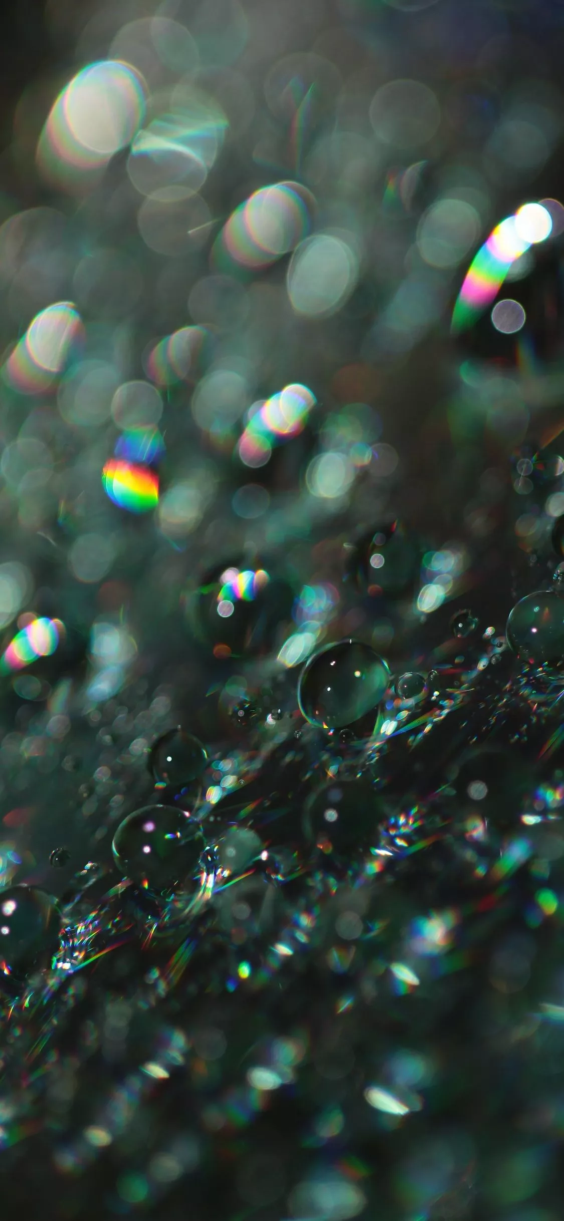 Download wallpaper 1125x2436 bubbles