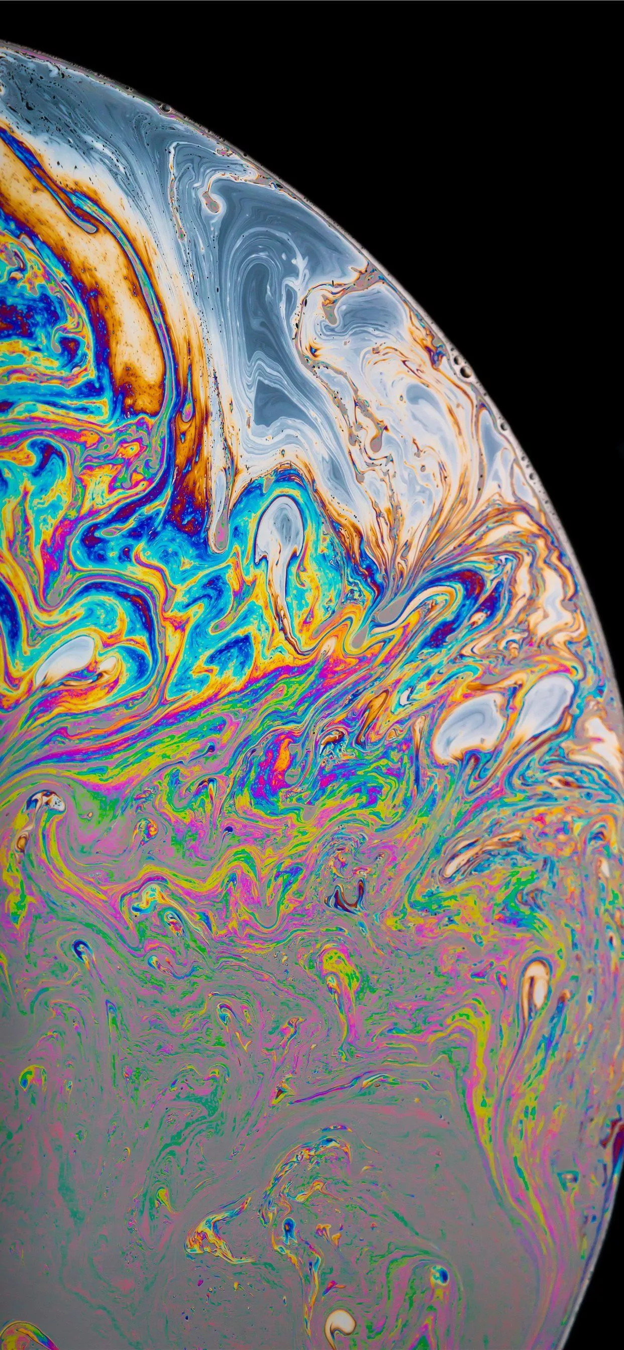 yellow abstract painting iPhone X