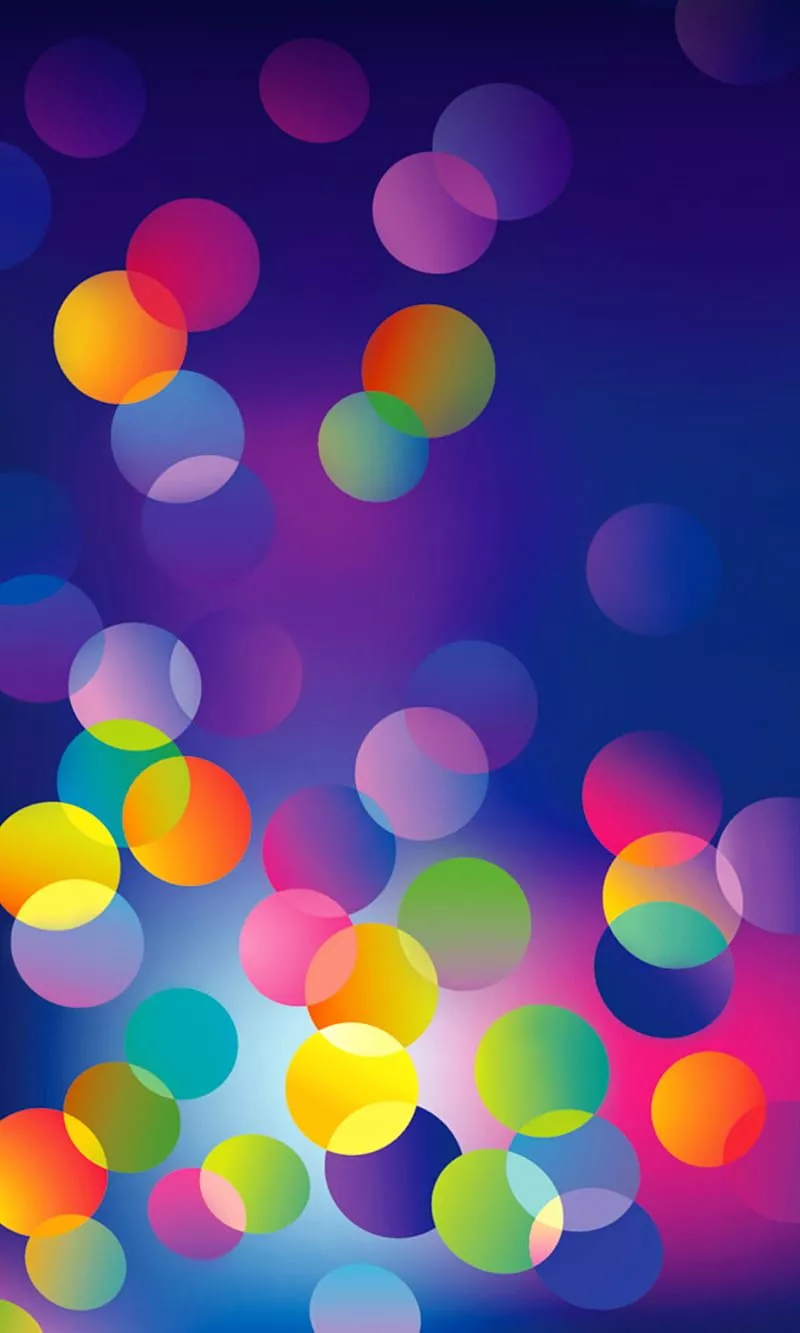 Bokeh, abstraction, blue, colourful, HD