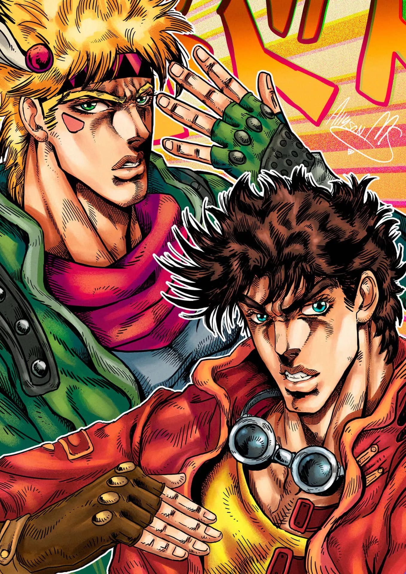 Action Packed Joseph Joestar In His
