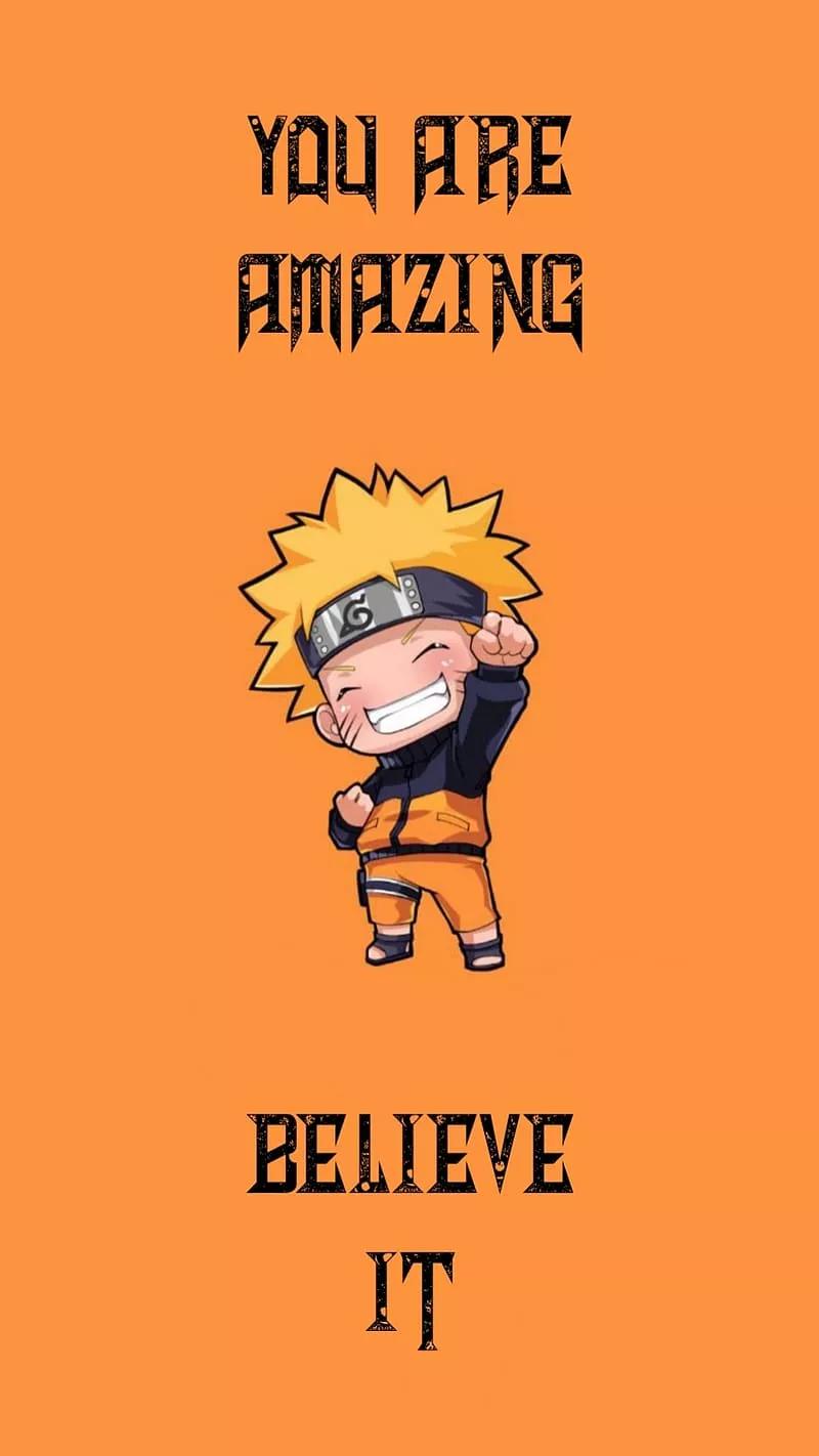 Naruto Live, Orange Background, anime