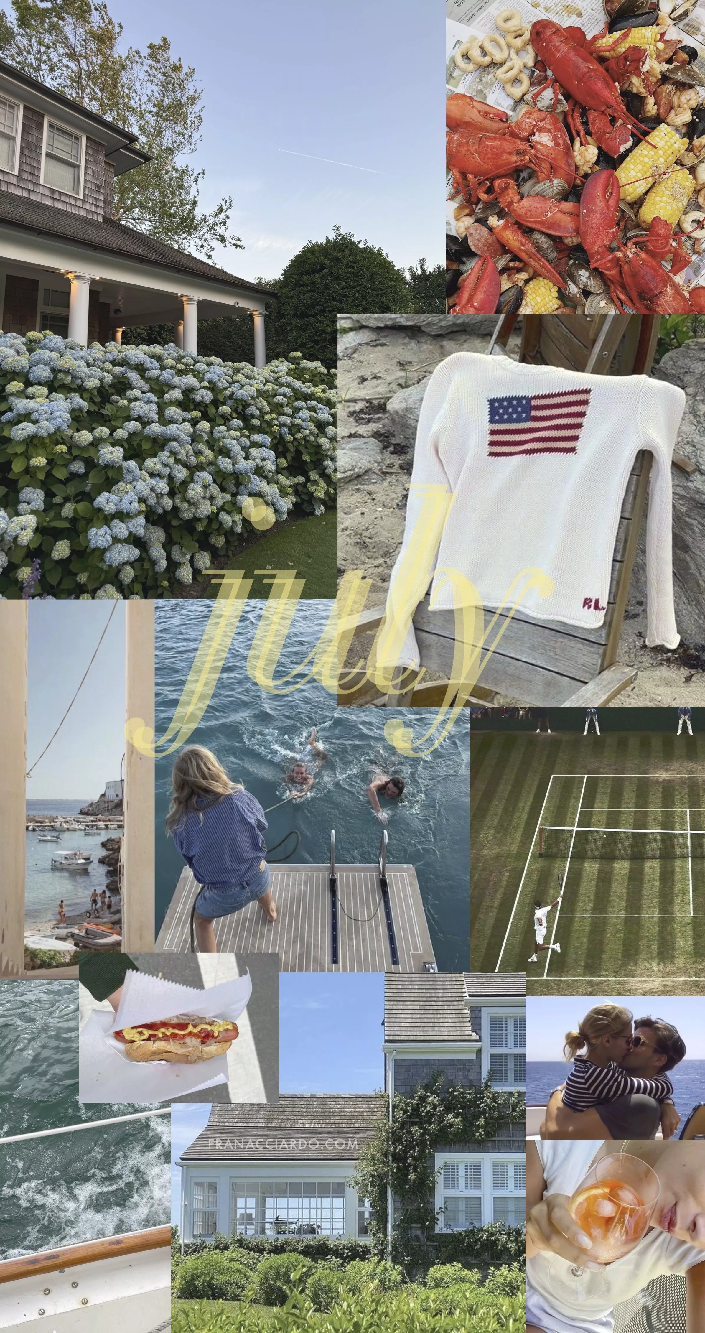 July 2024 Moodboard Desktop & iPhone