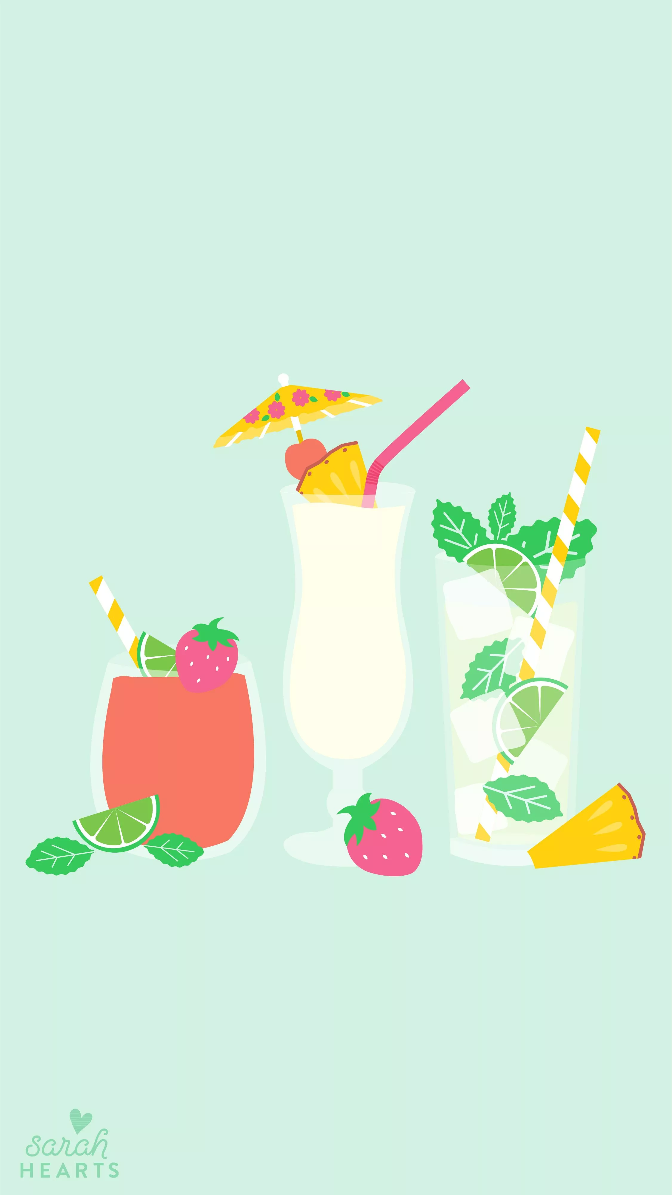 July 2019 Summer Drinks Calendar