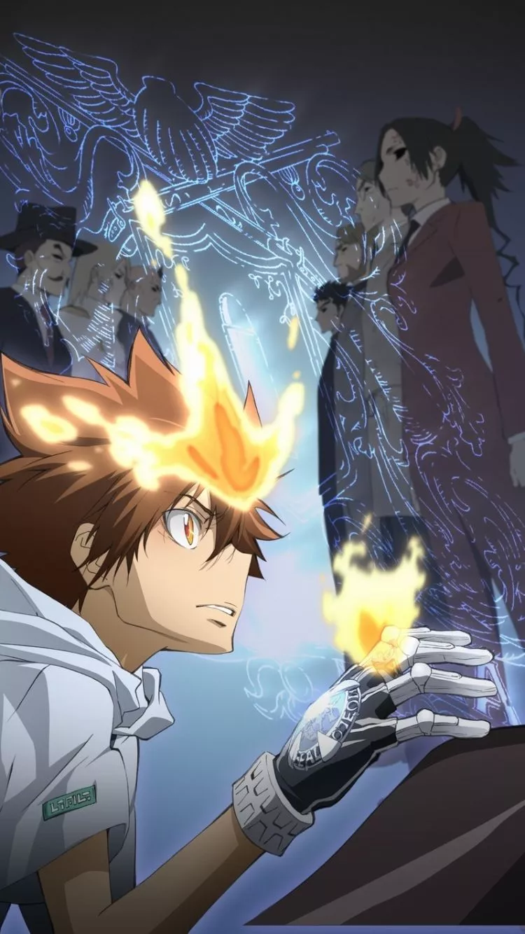 Mobile wallpaper: Anime, Katekyō Hitman