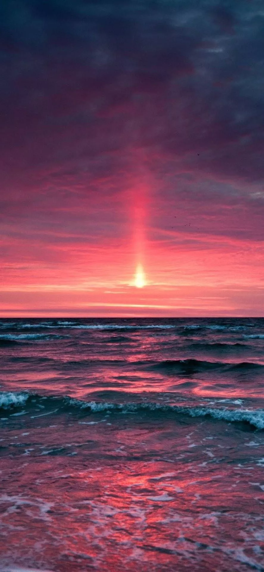 iPhone 11 Pro Red Sunset Wallpaper