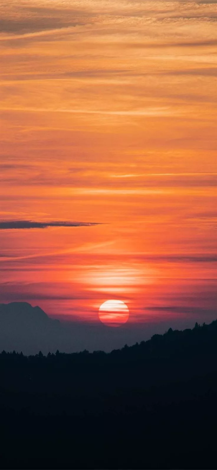 sunset 4k iPhone 11 Wallpaper