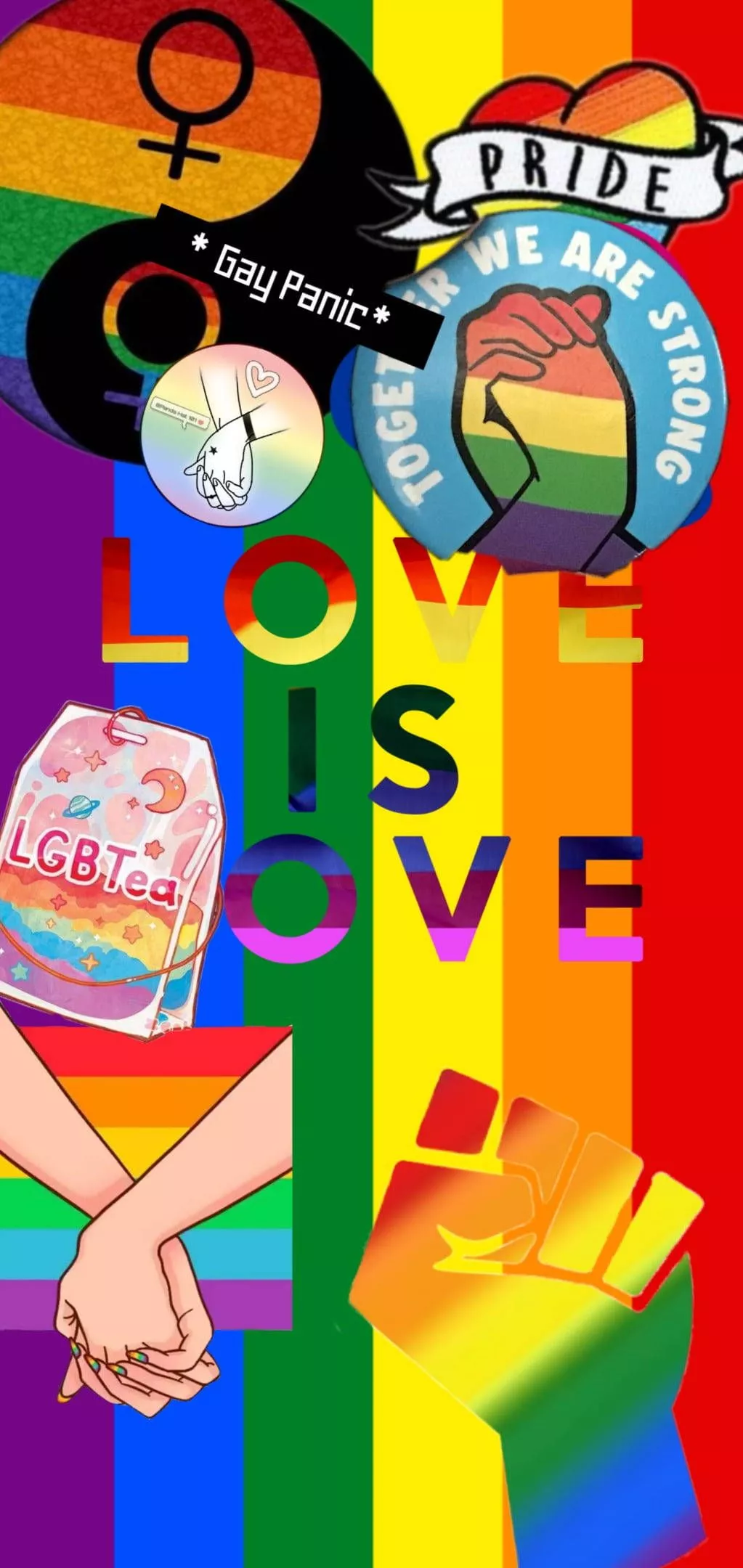 Rainbow Flag Lgbt Phone Aesthetic