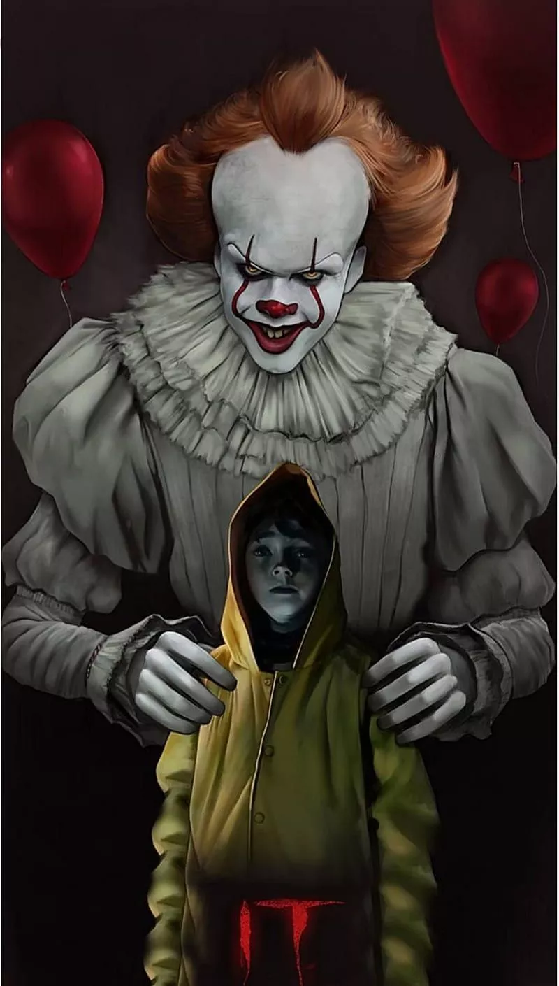 Pennywise, clown, creepy, it, penny
