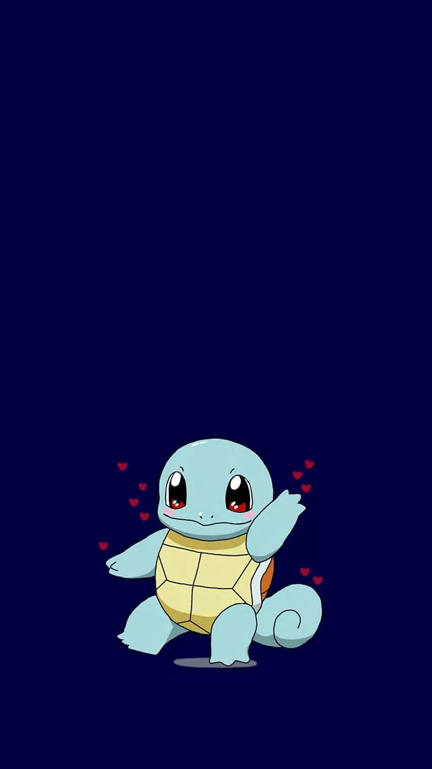 Squirtle is so adorable, phone pokemon