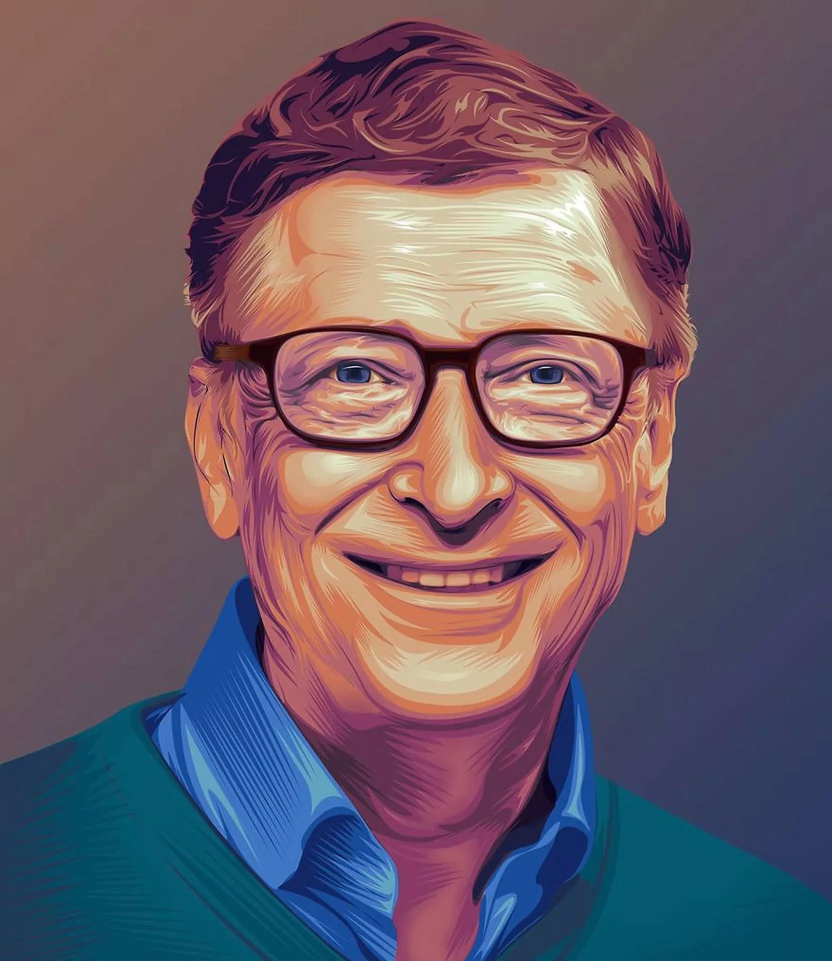Download Bill Gates Realistic Digital