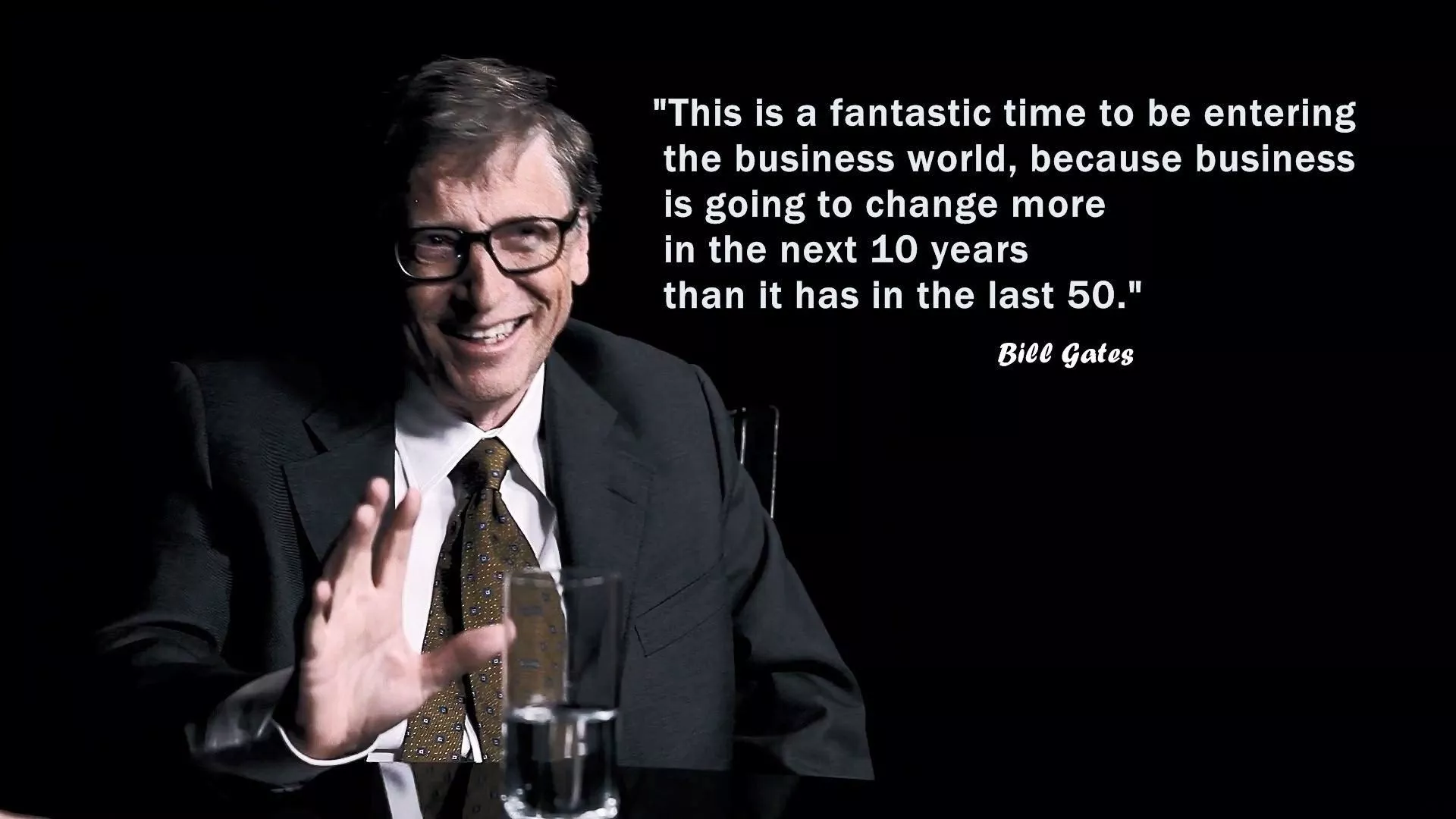 Bill Gates Smart Quotes HD Wallpaper