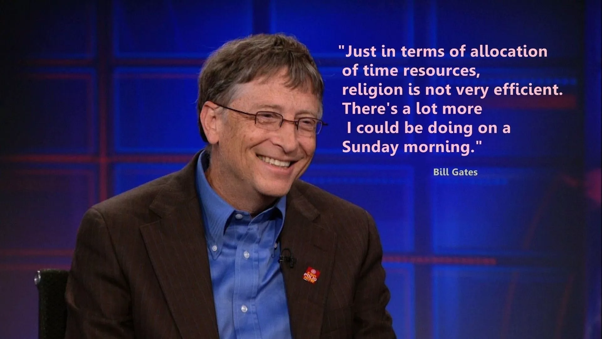 Bill Gates Religion Quotes Wallpaper