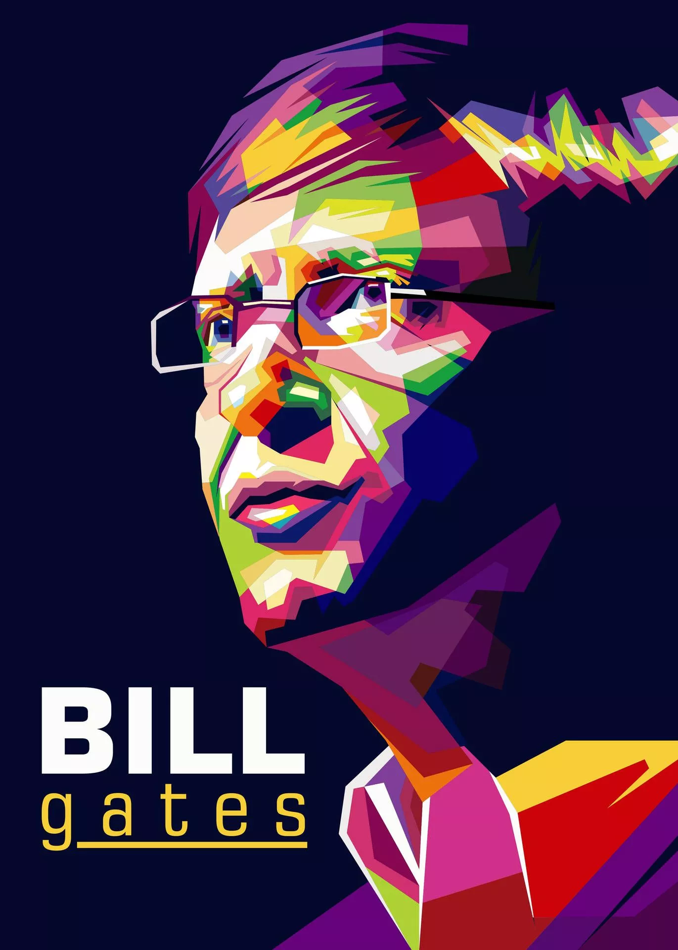 Download Bill Gates Pop Art Wallpaper