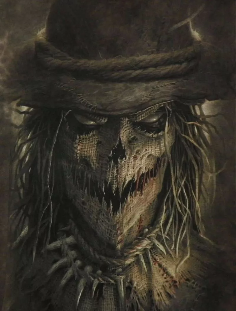 HD scarecrow halloween wallpaper