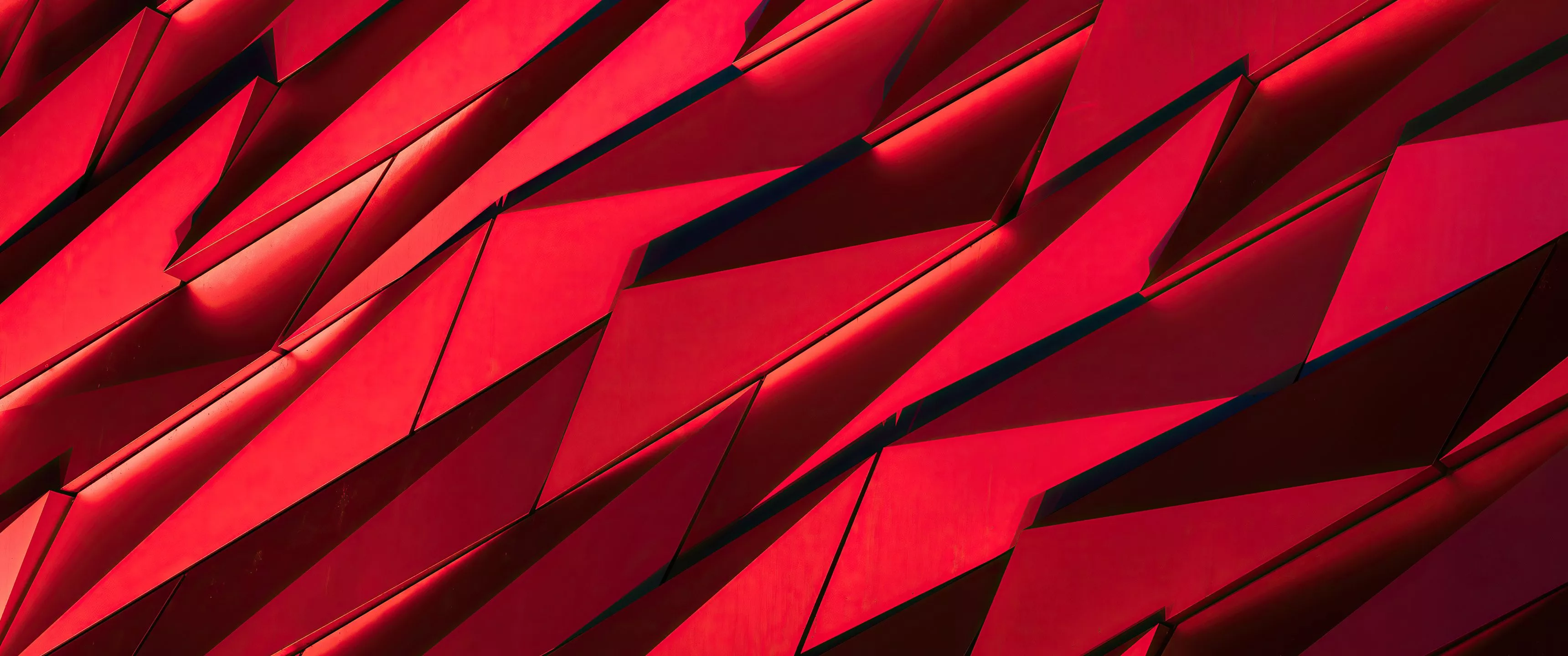 Red Sharp Shapes Texture 4k