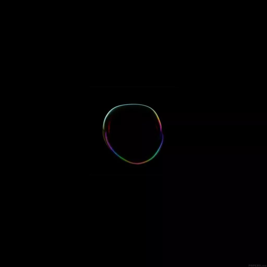 Apple Macbook Art Bubble Dark